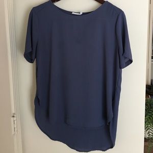 Jean Blue flowy top